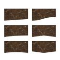 Deep Brown Marble Accent Baffle