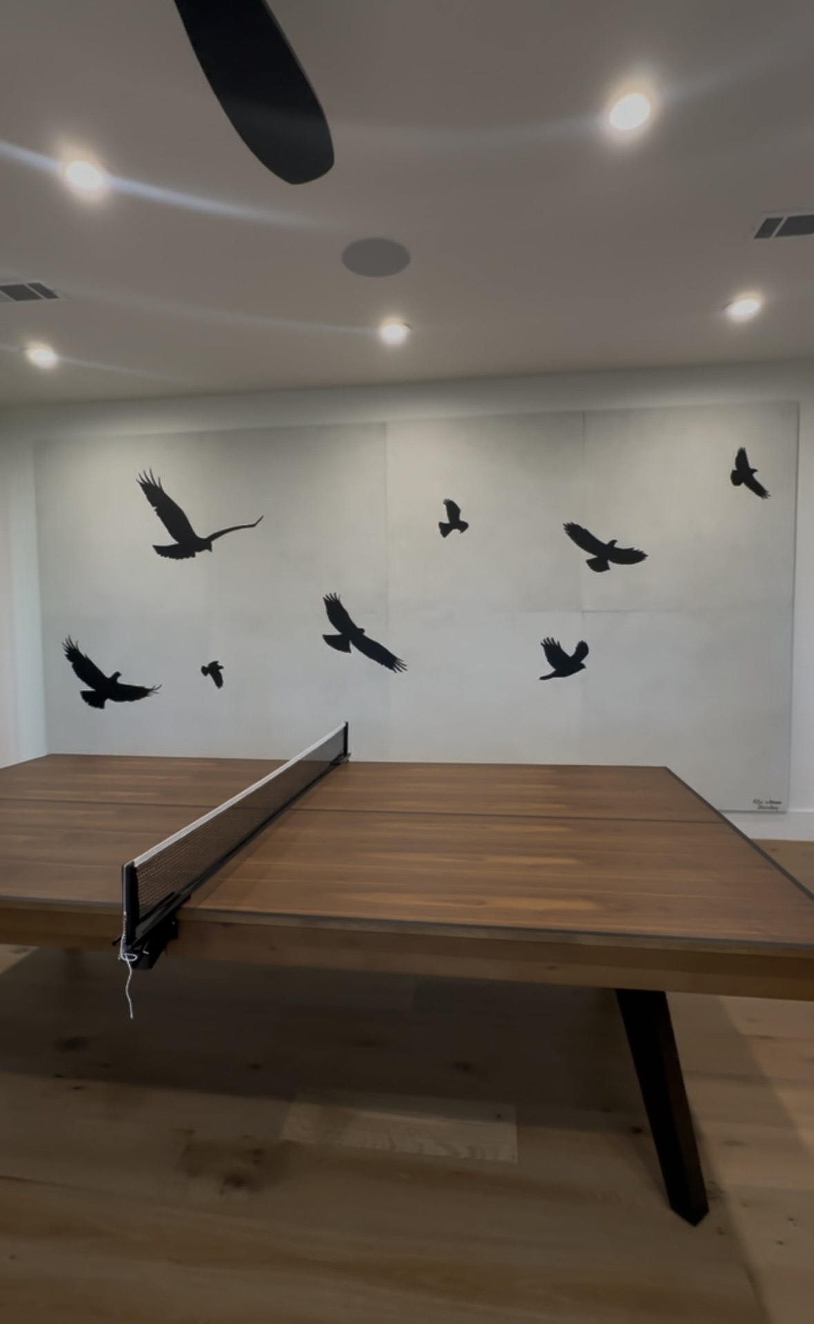 Mural painted on AcoustiColor acoustic panels