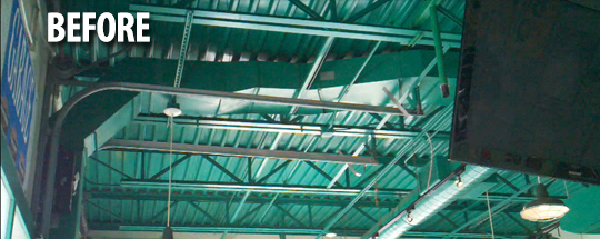 Ceiling Noise Control Before Ceiling Noise Control Before