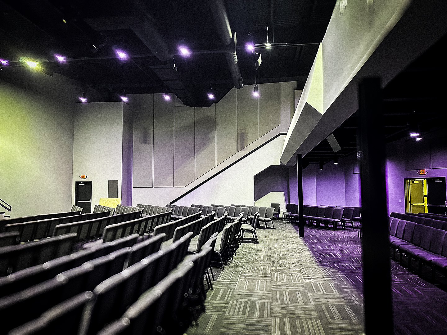 AcoustiColor acoustic panels in Life Point Church