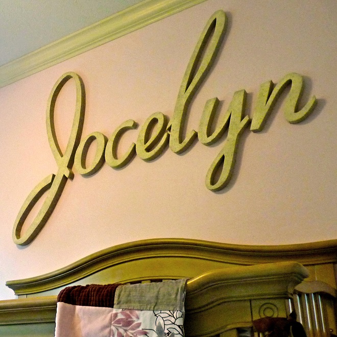 custom acoustic word wall art nursery