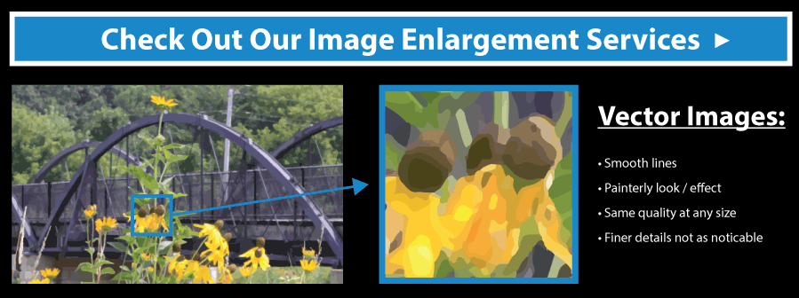 Image enlargement services Image enlargement services