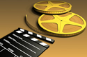 Cinema Theater Yellow Reels