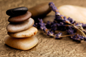 Spa Spiritual Stones Stacked