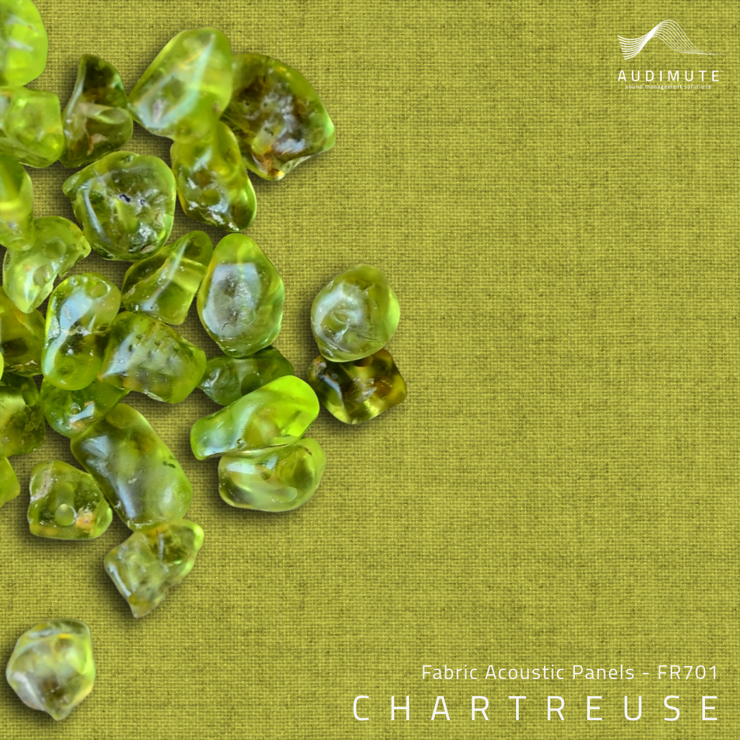Chartreuse Fabric Acoustic Panel