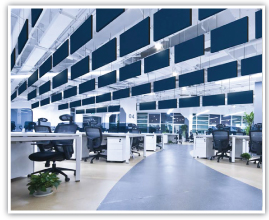 Noise solution for open office space Noise solution for open office space